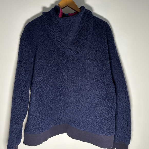 J.Crew Vintage Sherpa Sweater – Navy Blue, Size M/L - Picture 5 of 6